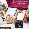Personalized Daughter Necklace with Lion Design - Sterling Silver Knot Pendant and Heartfelt Message Card - Image 6