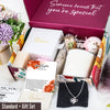 Elegant Personalized Granddaughter Graduation Necklace with Inspiring Message Card | Silver Infinity Pendant - Image 6