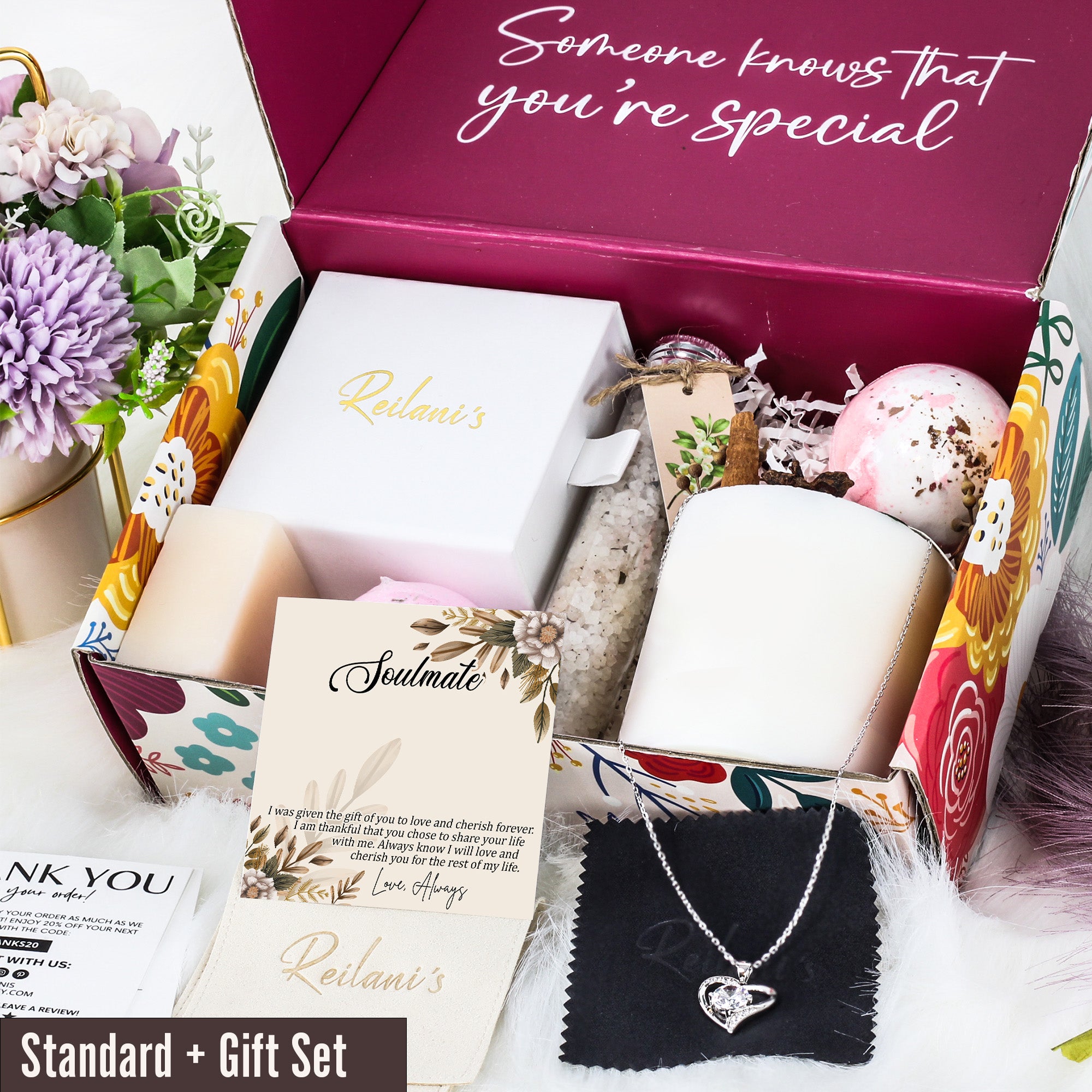 Exquisite Soulmate Necklace with Personalized Message Card – Perfect Gift for Loved Ones - Image 6