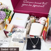 Personalized Daughter-in-Law Necklace with Heartfelt Message Card | Elegant Floral Design | Perfect Gift for Weddings & Special Occasions - Image 6