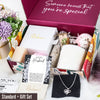 Elegant Memorial Necklace for Husband - Personalized Sympathy Gift with Engraved Pendant and Comforting Message - Image 6
