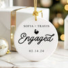 Elegant Personalized Engagement Ornament - Custom Ceramic Keepsake for Couples with Date - Image 6