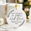 Personalized First Christmas Ornament - Handcrafted Ceramic Keepsake for New Homeowners - Image 6