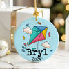 Personalized Kite-Themed Ceramic Ornament - Custom Name Keepsake for 2024 Celebrations - Image 6
