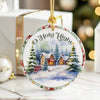 Personalized "O Holy Night" Ceramic Christmas Ornament – Handcrafted Holiday Decor for a Heartwarming Gift - Image 6