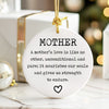 Personalizable Heartfelt Mother Ceramic Ornament – Handmade Christmas Keepsake Gift for Moms, Celebrating Unconditional Love - Image 6
