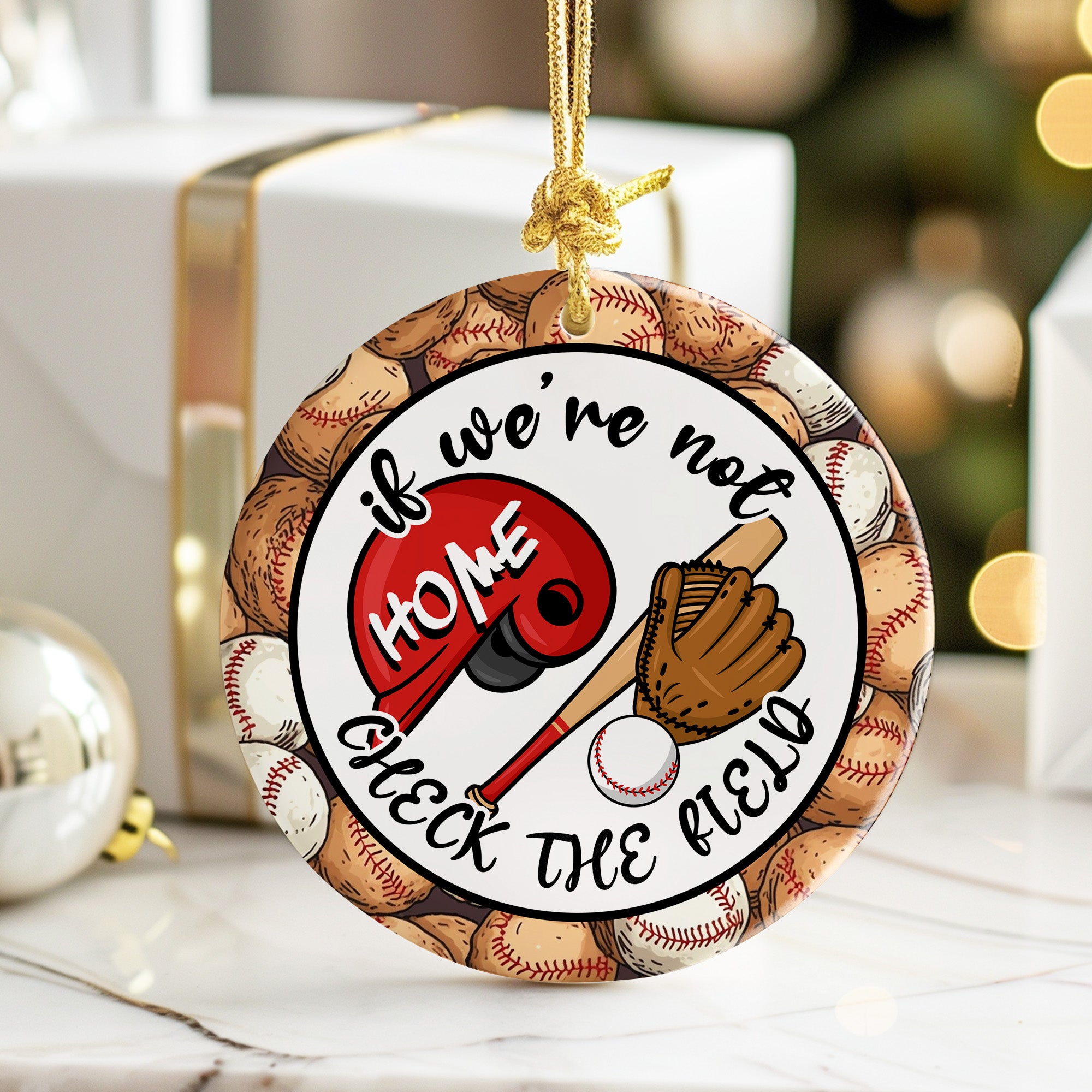 Personalized Ceramic Baseball Ornament – Perfect Gift for Sports Enthusiasts & Handmade Home Decor - Image 6