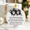 Personalized Pet Memorial Ceramic Ornament - Heartfelt Pet Loss Keepsake Gift with Paw Print Design - Image 6