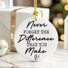 Personalized Ceramic Ornament – Inspirational Quote, Thoughtful Handmade Gift for Loved Ones, Customizable Keepsake - Image 6