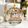 Personalized Snowman Ceramic Ornament – Charming Holiday Keepsake with Heartfelt Message for Loved Ones - Image 6