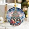 Heartfelt Family Christmas Ornament – Personalized Ceramic Keepsake with Customizable Design for Cherished Holiday Memories - Image 6