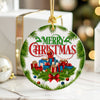 Personalized Merry Christmas Ceramic Ornament – Handcrafted Holiday Décor with Festive Design and Customization Options for Perfect Gift-Giving - Image 6