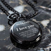 Personalized Pocket Watch for Husband - Elegant Black Timepiece with Heartfelt Engraving - Perfect Gift for Birthdays, Anniversaries & More - Image 6