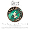 Personalized Rock & Roll Metal Sign - Custom Green Guitar Wall Art for Music Lovers - Image 6