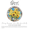 Personalized Sunflower and Blue Butterfly Metal Sign - Bless This Home Round Wall Art for Warm and Inviting Spaces - Image 6