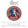 Personalized American Pride Round Metal Sign - Custom Flag Dog Decor for Patriotic Enthusiasts - Image 6