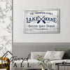 Personalized Lake House Canvas Sign – Custom Family Name and Location, Rustic Wall Décor for Vacation Homes and Special Occasions - Image 6