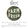 Personalized Farm Fresh Metal Sign - Custom Handmade Round Wall Decor for Home & Gift-Giving - Image 6