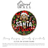 Personalized Santa Paws Round Metal Sign – Custom Christmas Decor for Dog Lovers, Handmade and Unique Gift Idea - Image 6