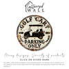 Personalized Vintage-Style Metal Sign for Golf Cart Lovers – Customizable Parking Only Plaque - Image 6