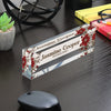 Personalized Floral Acrylic Desk Name Plate - Custom Engraved for Professionals, Perfect Gift for Psychologists - Image 7