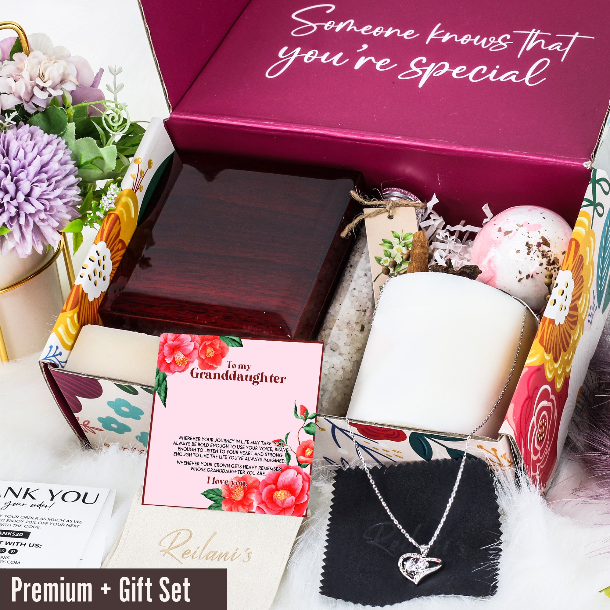 Personalized Granddaughter Necklace with Heartfelt Message Card - Premium Quality Gift for Special Occasions - Image 7