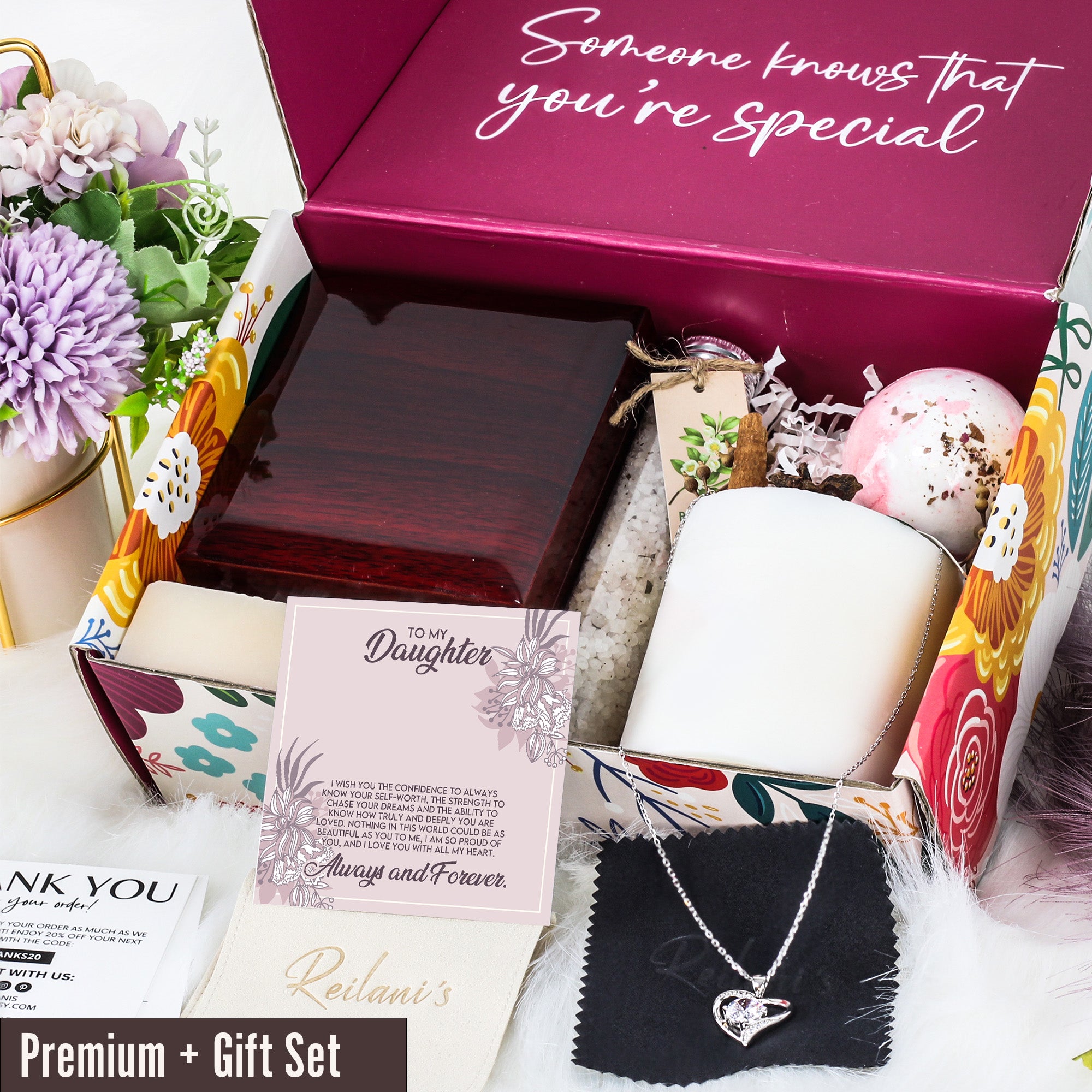 Personalized Daughter Necklace with Inspirational Message Card – Sterling Silver Knot Pendant for Special Occasions - Image 7