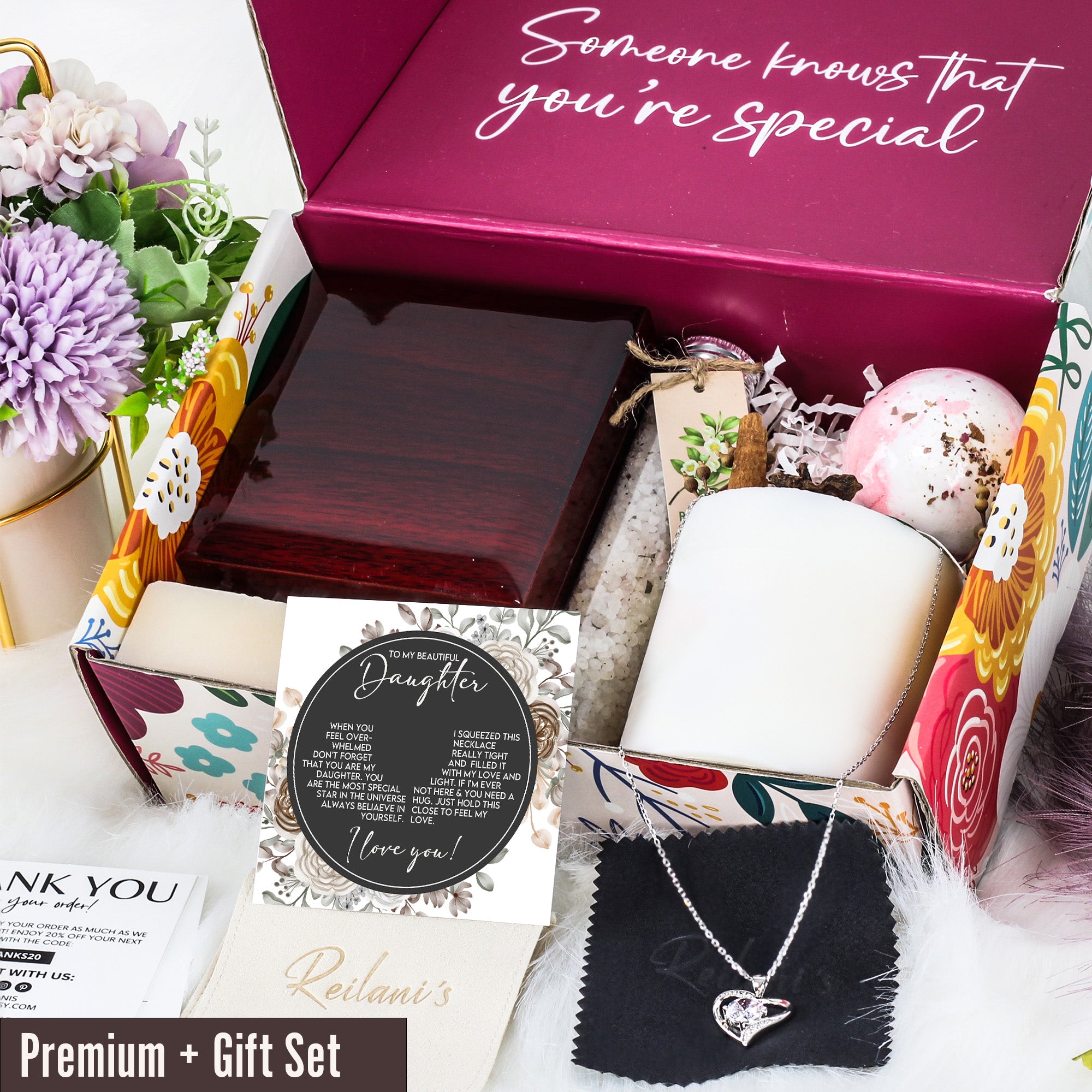 Personalized Daughter Necklace with Heartfelt Message Card - Elegant Knot Design, Premium Silver Craftsmanship - Ideal for Birthdays & Special Occasions - Image 7
