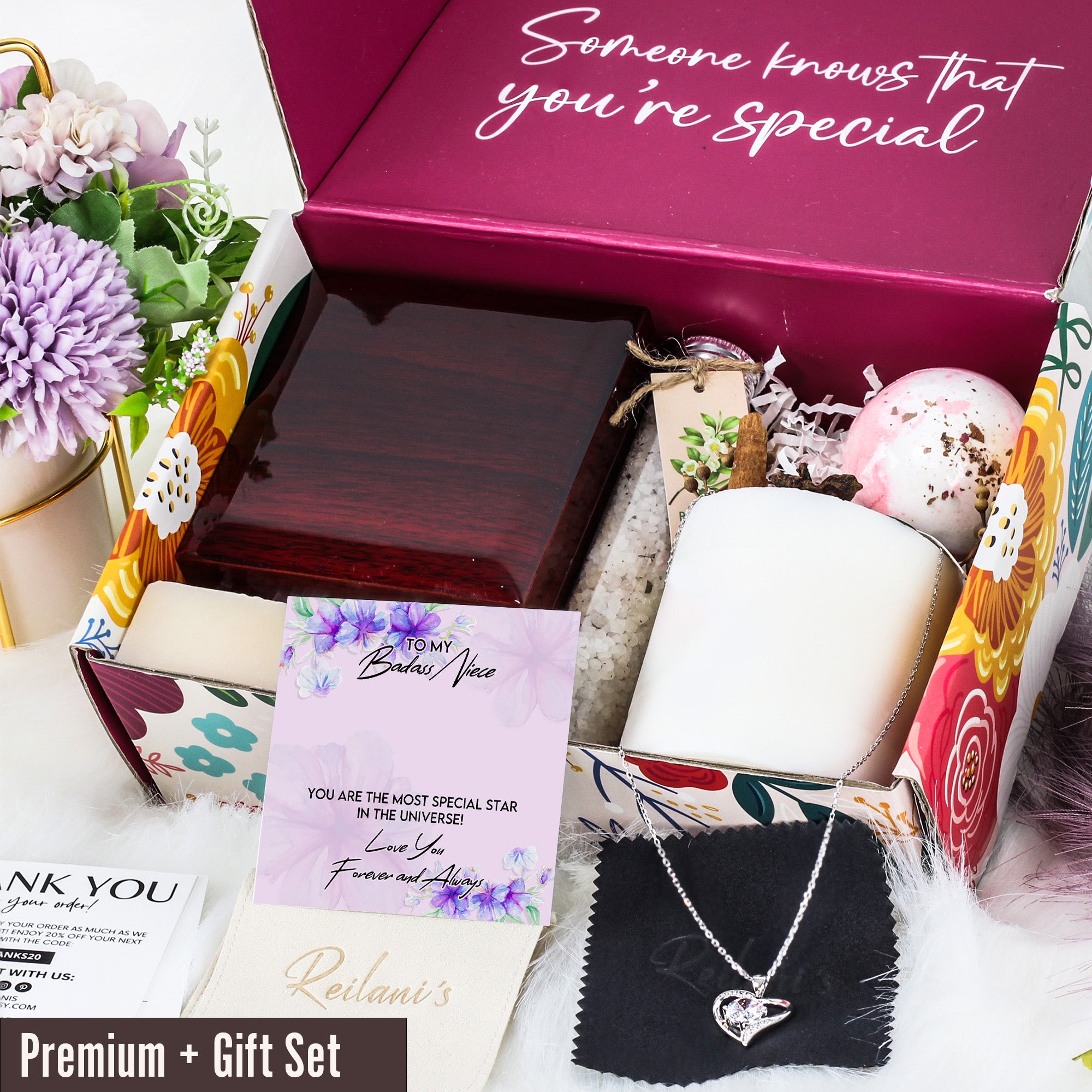 Personalized Badass Niece Necklace Gift with Inspirational Message Card - Handmade with Love and Quality Craftsmanship - Image 7