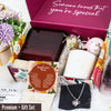 Personalized Necklace with Heartfelt Message Card for Boyfriend's Mom - Elegant Gift with Floral Design - Image 7