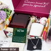 Personalized Infinity Knot Necklace for Sisters - Elegant Gift with Heartfelt Message Card in Vibrant Design - Image 7