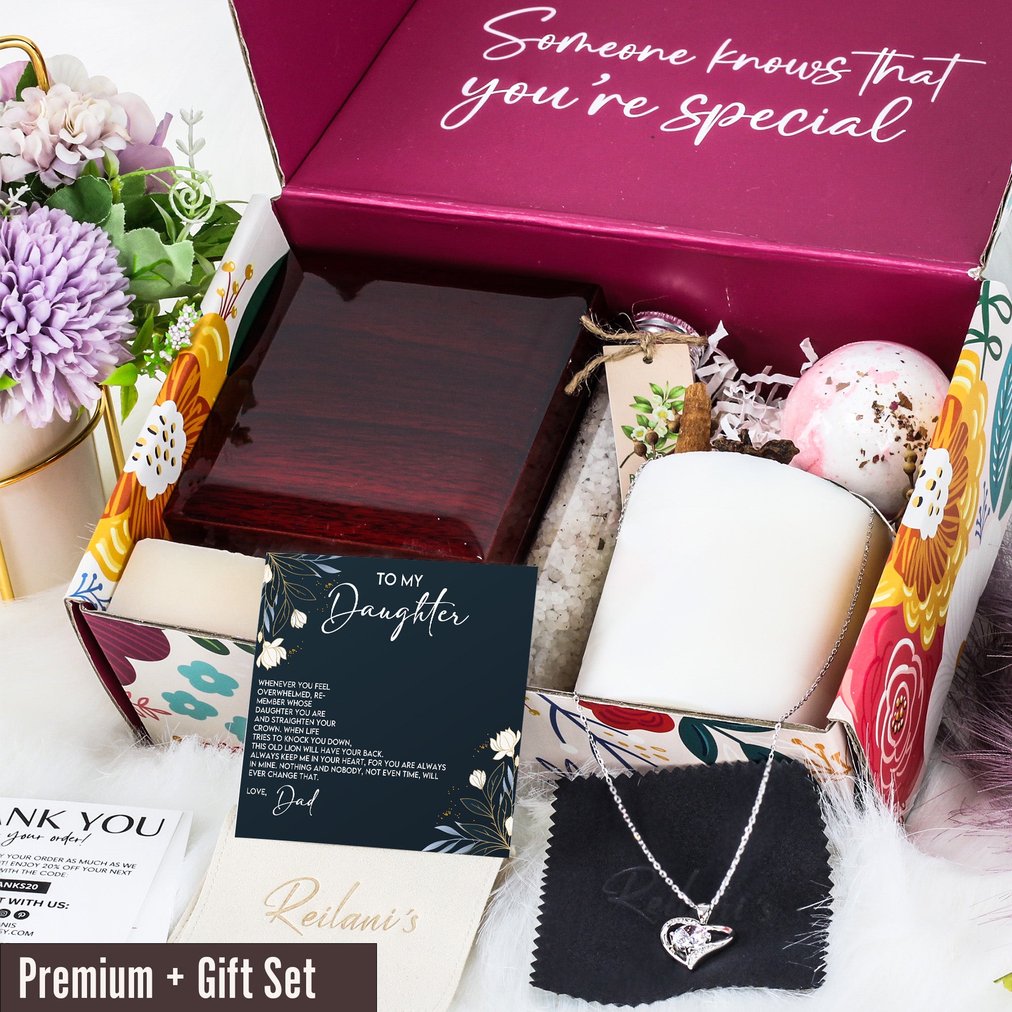 Personalized "To My Daughter" Infinity Knot Necklace – Sterling Silver Craftsmanship with Inspirational Message Card for Meaningful Gift-Giving - Image 7