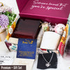 Personalized "To My Badass Wife" Necklace with Inspirational Message | Elegant Gift for Wife - Image 7