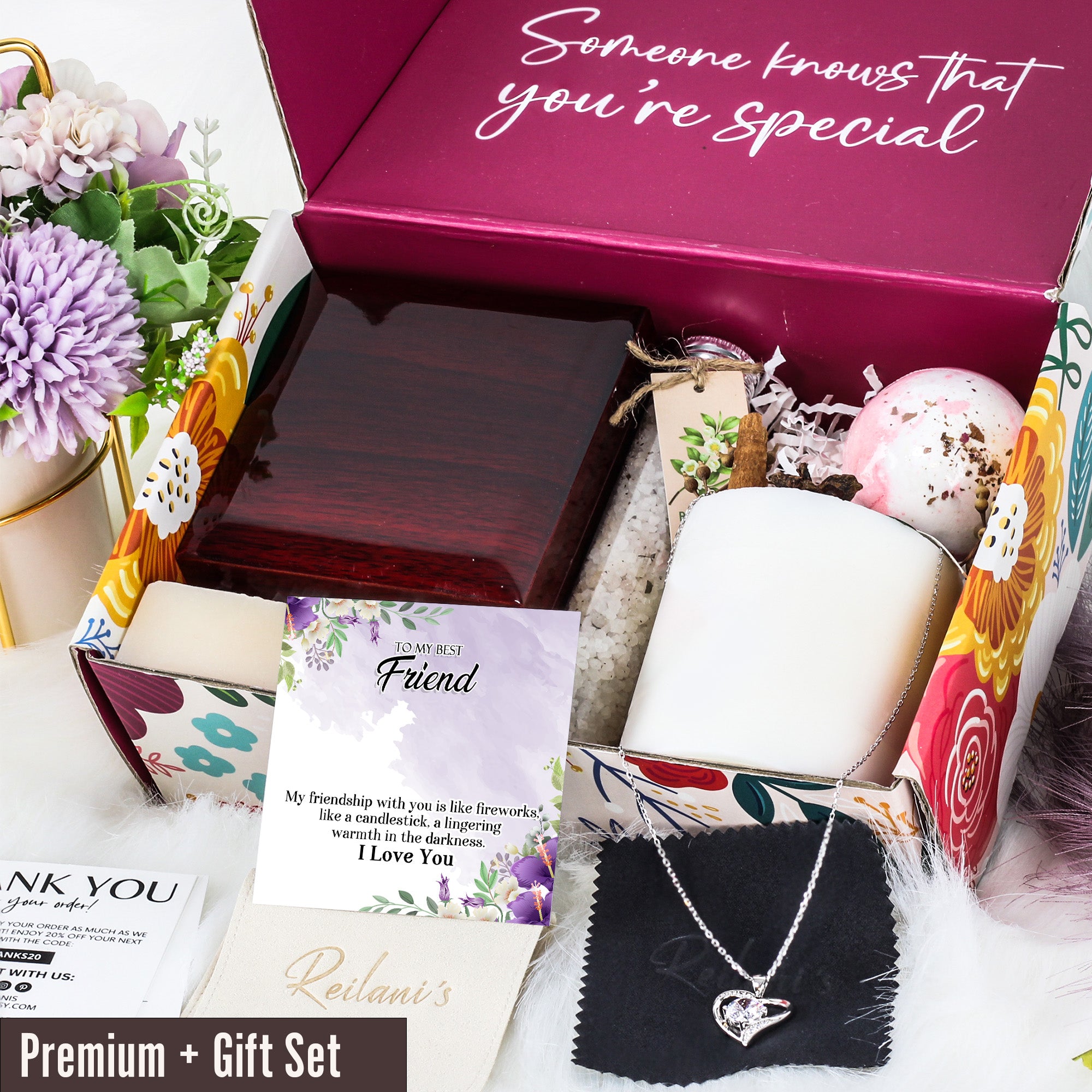 Personalized Sterling Silver Necklace with Message Card for Best Friend – Handcrafted Sentimental Jewelry Gift - Image 7