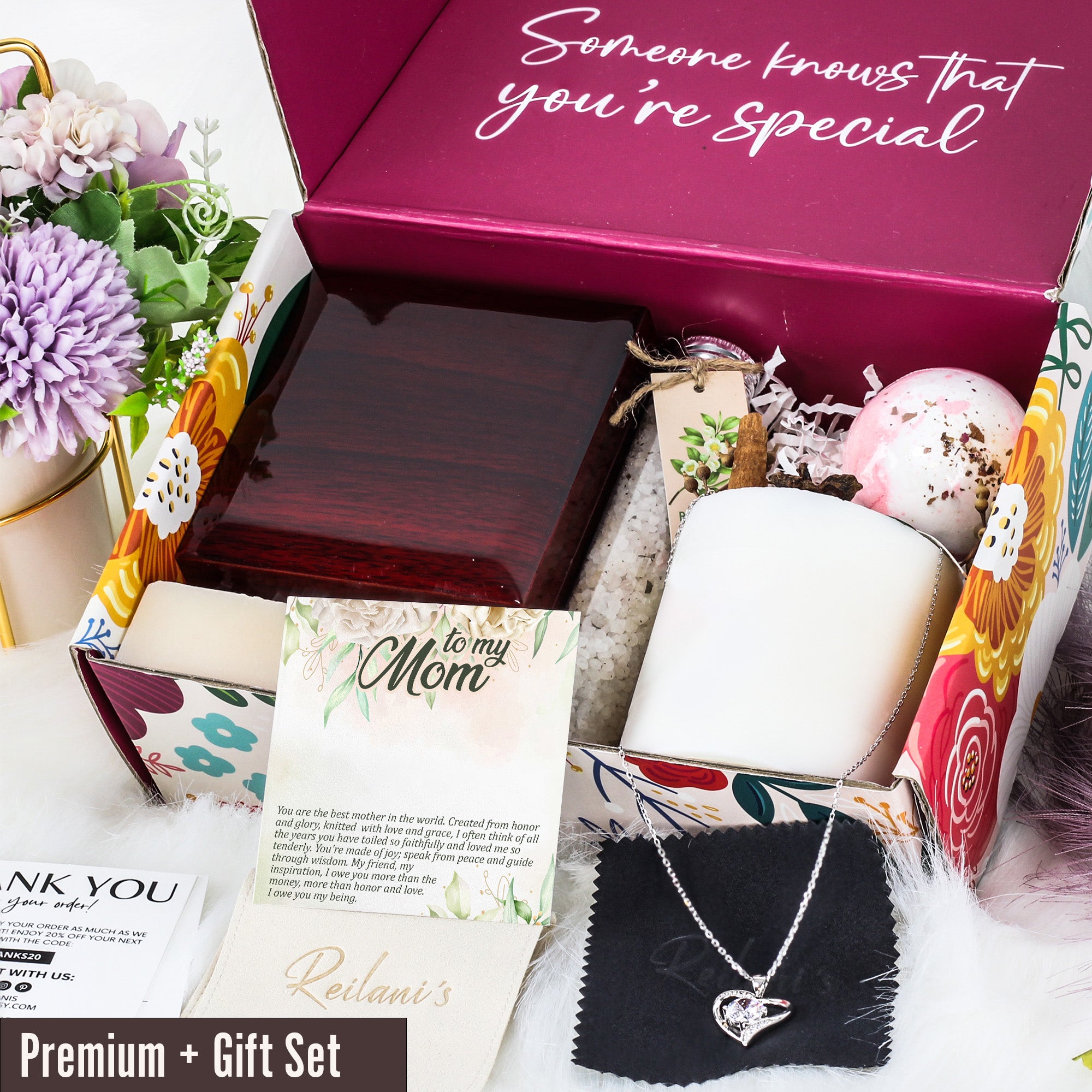 Elegant Personalized Necklace for Mom with Heartfelt Message Card – Perfect Gift for Mother's Day, Birthday, or Just Because - Image 7