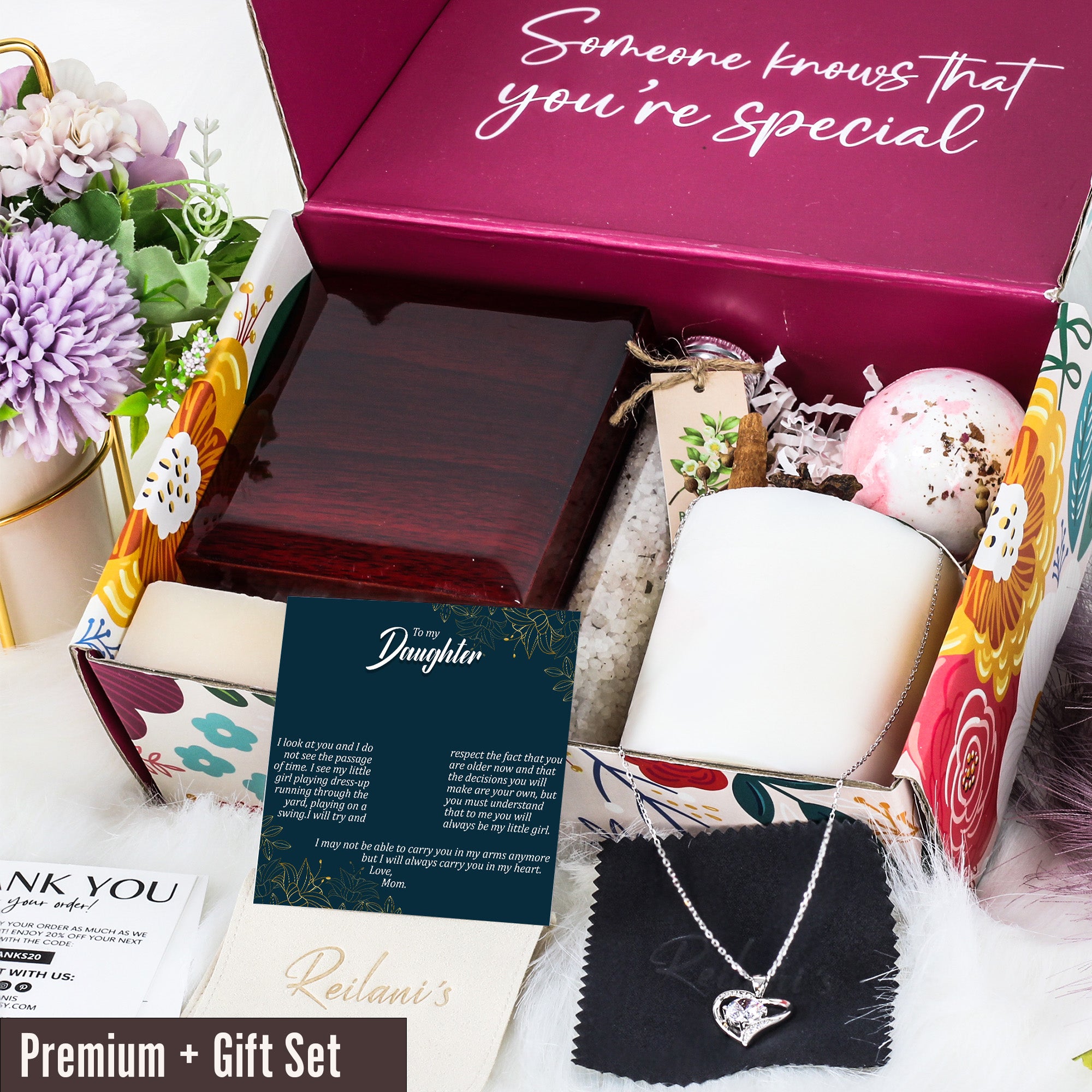 Heartfelt Personalized Mother-Daughter Necklace with Keepsake Message Card – Premium Quality, Perfect for Special Occasions - Image 7