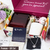 Personalized Daughter Necklace with Inspirational Message Card - Elegant Silver Knot Pendant for Special Occasions - Image 7