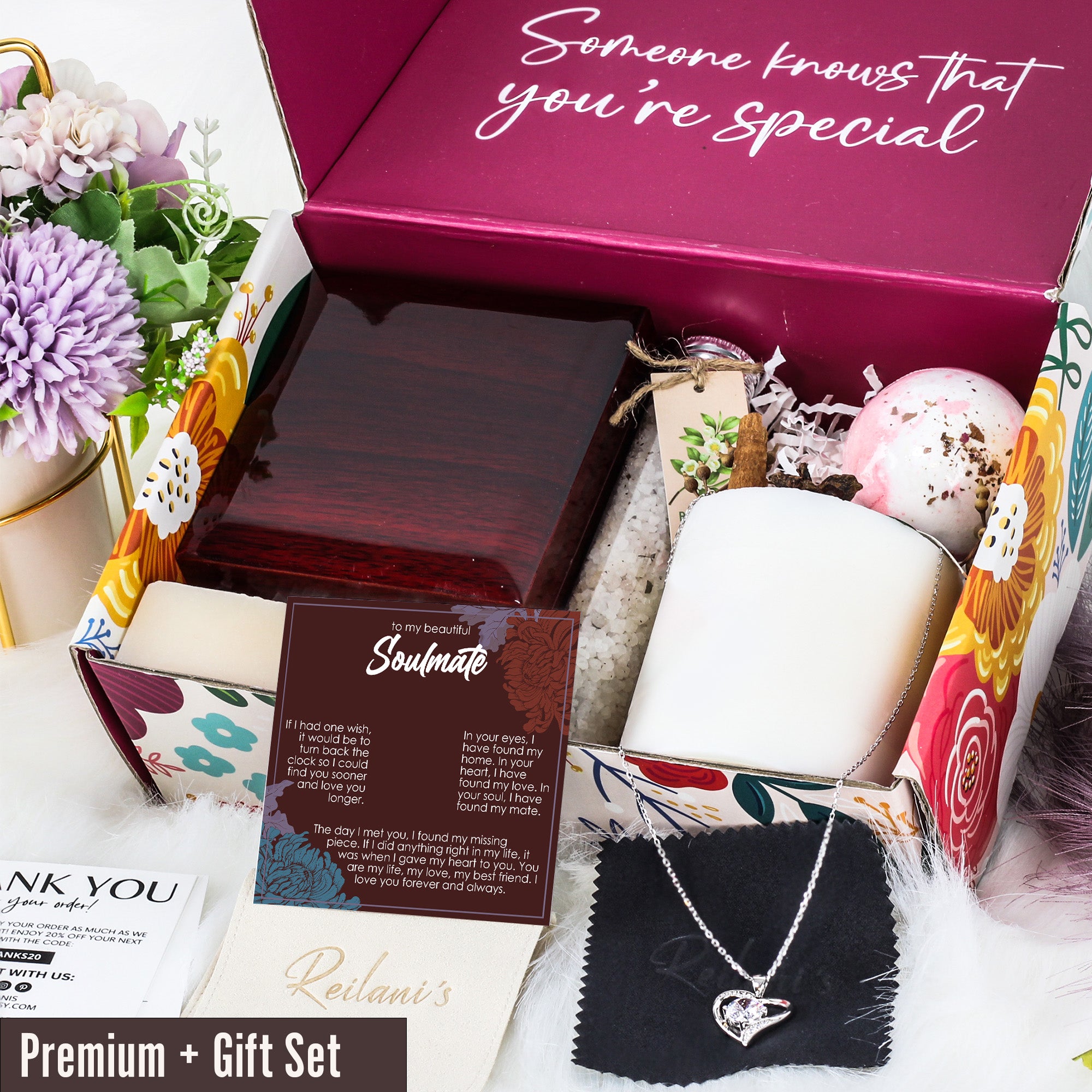 Elegant Personalized Soulmate Necklace with Knot Pendant and Heartfelt Message - Perfect for Anniversaries and Special Occasions - Image 7