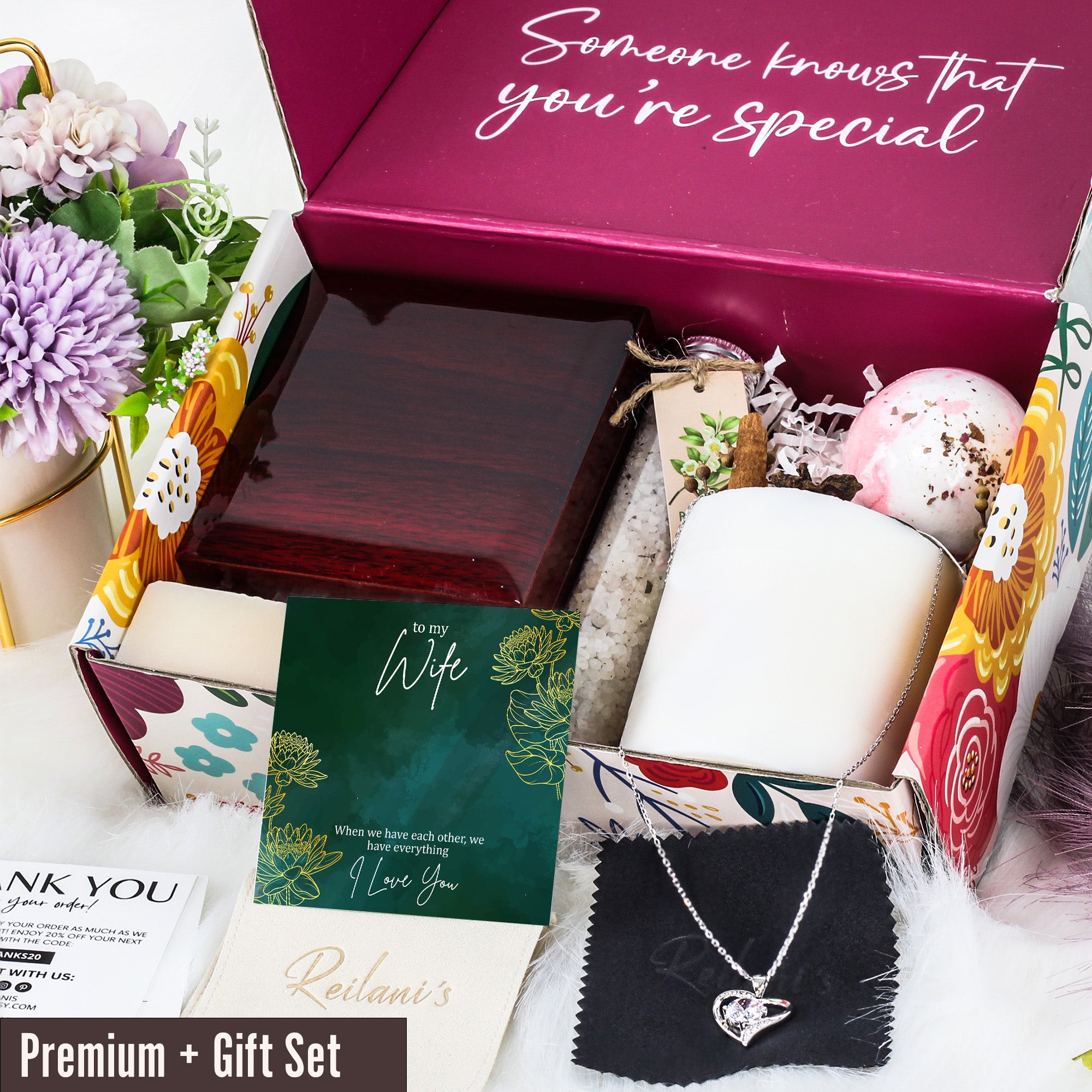 Elegant Knot Pendant Necklace for Wife with Personalized Message Card - Perfect Gift for Special Occasions - Image 7