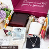 Personalized Message Card Necklace for Wife - Celebrate New Baby Arrival with Elegant Knot Pendant and Customizable Note - Image 7