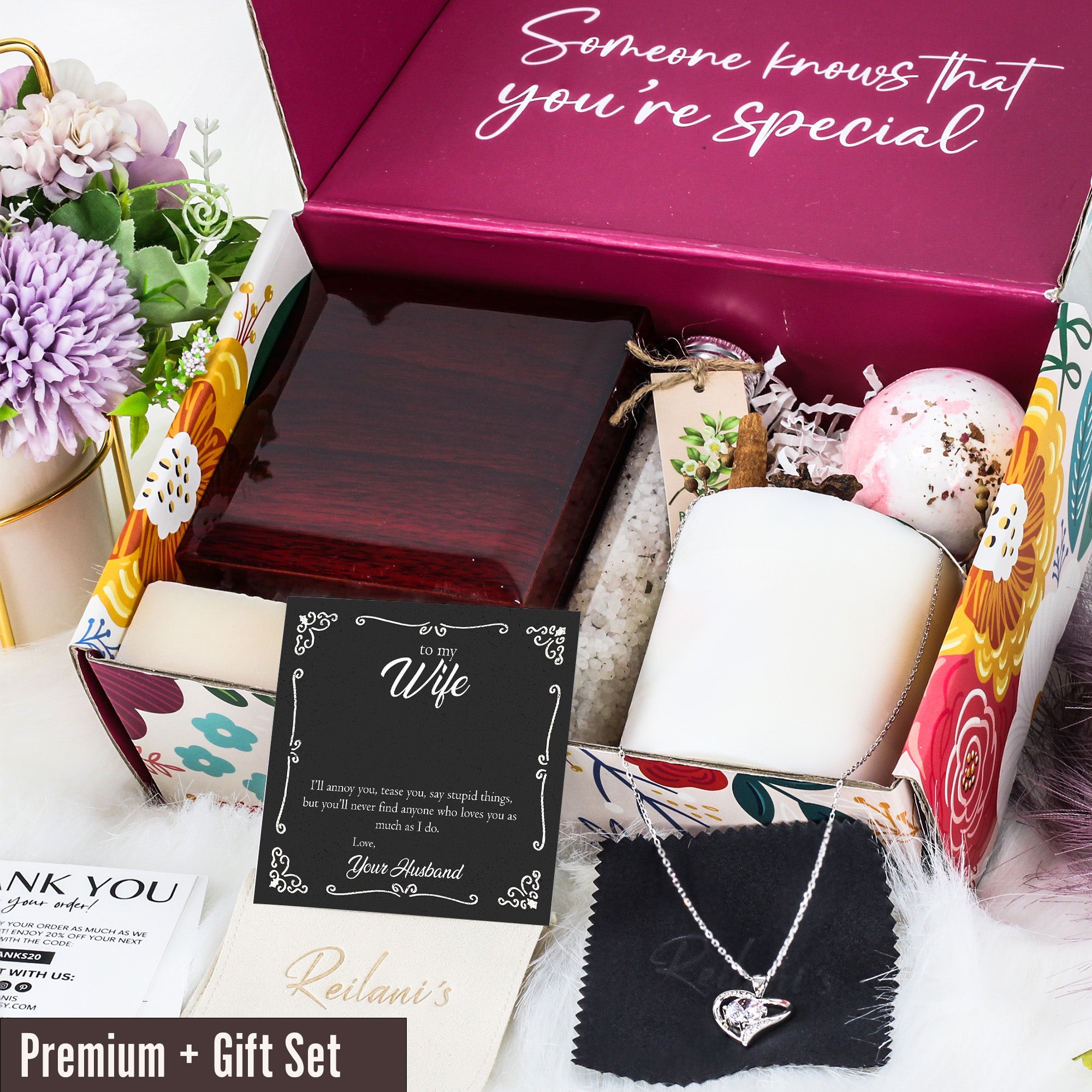 Personalized "To My Wife" Necklace with Sterling Silver Knot Pendant – Perfect Gift for Anniversaries, Birthdays & Special Occasions - Image 7