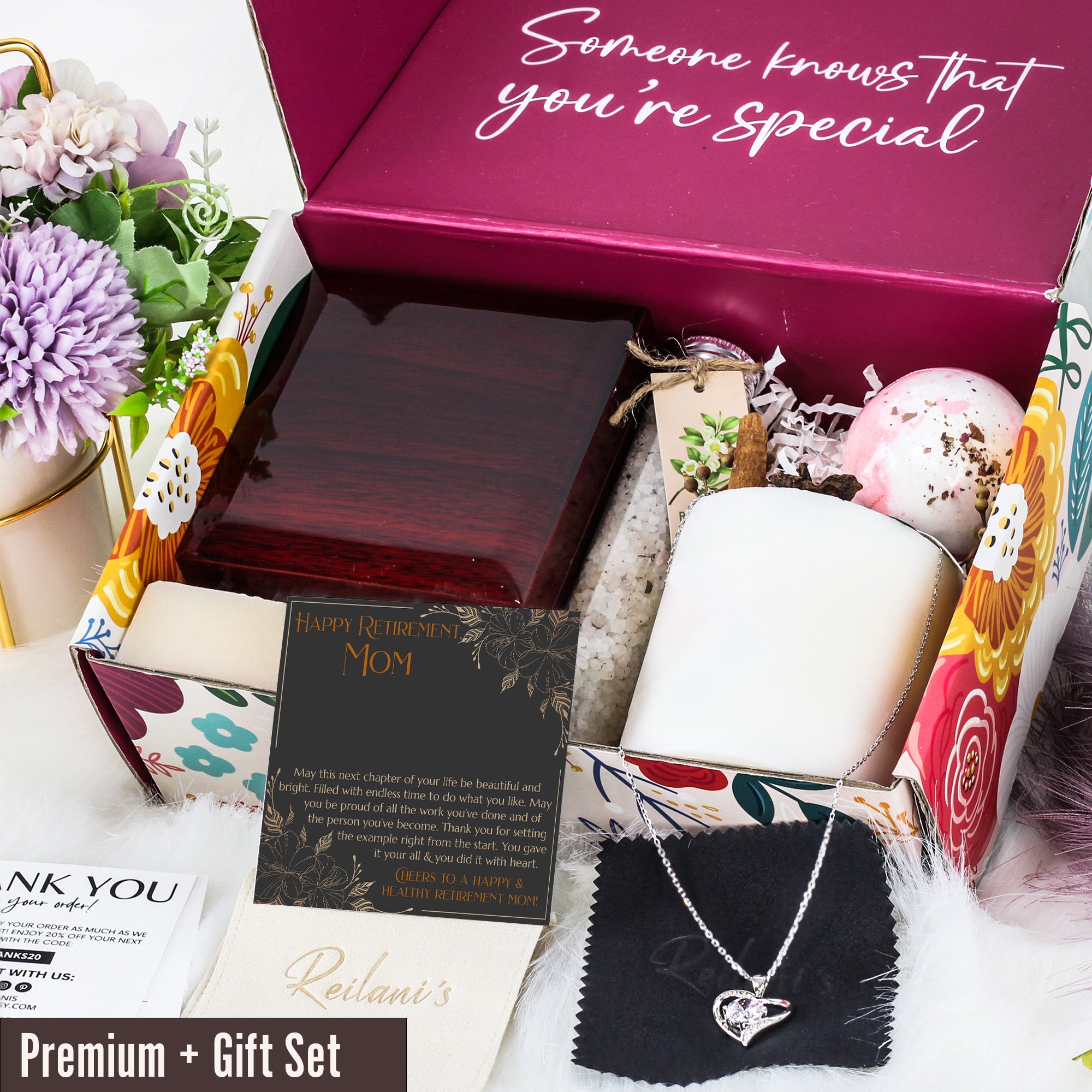 Exquisite Retirement Message Card Necklace for Mom - Personalized Gift of Love and Appreciation - Image 7