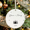 Elegant Custom Ceramic Ornament with Hand-Drawn Holiday Design – Perfect Personalized Gift for Loved Ones in 2024 - Image 7