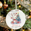 Personalized Baby's First Christmas Ornament 2024 – Handcrafted Ceramic Gift with Adorable Bunny Design - Image 7