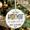 Personalized "Our First Apartment" Ceramic Ornament - Customizable Keepsake for New Homeowners, Handmade 2024 Memento - Image 7