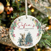 Personalized Baby's First Christmas Ceramic Ornament 2024 - Cute Bunny & Tree Design - Custom Gift for Newborns and Parents - Image 7