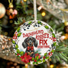 Personalized Dachshund Ceramic Ornament – Handmade Holiday Decoration with Festive Design & Customization Options for Perfect Gift Giving - Image 7