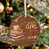 Personalized Ceramic Ornament - "Just a Girl in Love with Her Books" - Perfect Gift for Book Lovers, Handmade Craftsmanship - Image 7