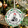 Personalized Handmade Ceramic Horror-Themed Christmas Ornament – Festive Holiday Decoration for Unique Gift-Giving - Image 7