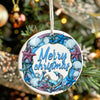 Stunning Personalized Nautical Christmas Ceramic Ornament – Handcrafted Seashell and Starfish Design for Unique Holiday Decoration - Image 7